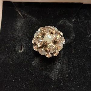 Swarovski crystallized ring.